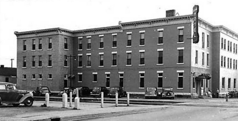 Dickinson Hotel - From Menominee Range Historical Museum (newer photo)